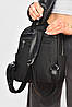 Рюкзак жіночий з екошкіри чорного кольору 201952P, фото 3