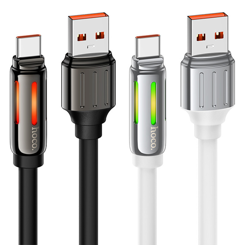 Дата кабель Hoco U136 Print USB to Type-C 5A (1.2m)