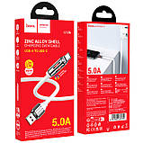 Дата кабель Hoco U136 Print USB to Type-C 5A (1.2m), фото 4