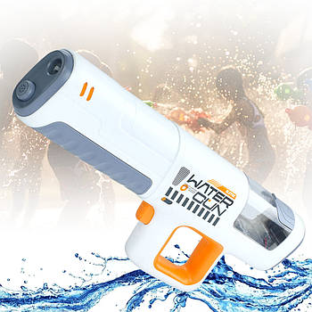 Акумуляторний водяний бластер 44 см з дальністю стрільби до 10 м W3-1 Білий