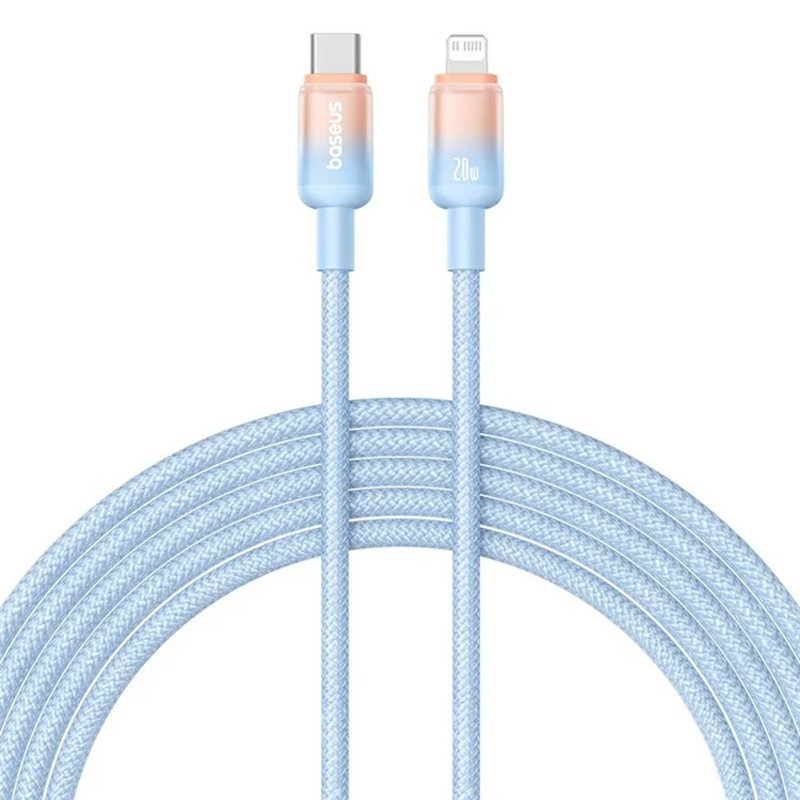 Дата кабель Baseus Discolor Series Fast Charging Type-C to Lightning 20W (2m) (P10374901)