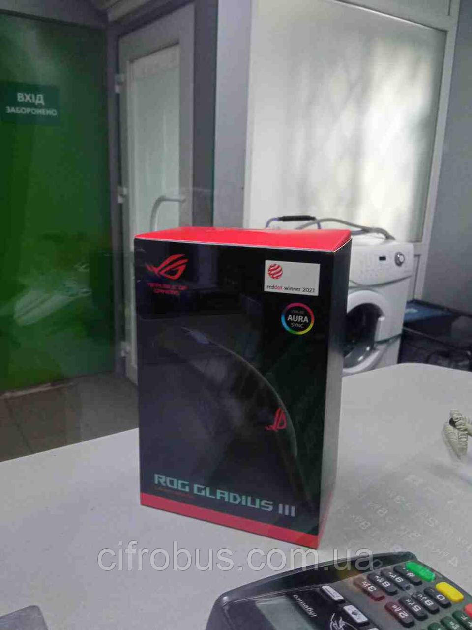 Миша комп'ютерна Б/К Asus ROG Gladius III USB, фото 1