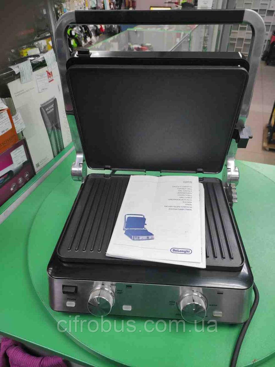 Електричний гриль шашличниця Б/У Delonghi CGH920, фото 1