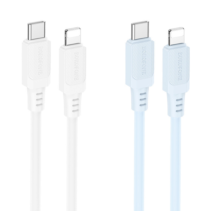 Дата кабель Borofone BX115 Lotto Type-C to Lightning 27W (1m)
