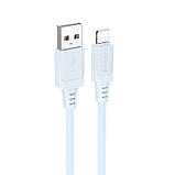 Дата кабель Borofone BX115 Lotto USB to Lightning 2.4A (1m), фото 3