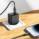 Дата кабель Borofone BX114 Structure USB to MicroUSB 2.4A (1m), фото 7