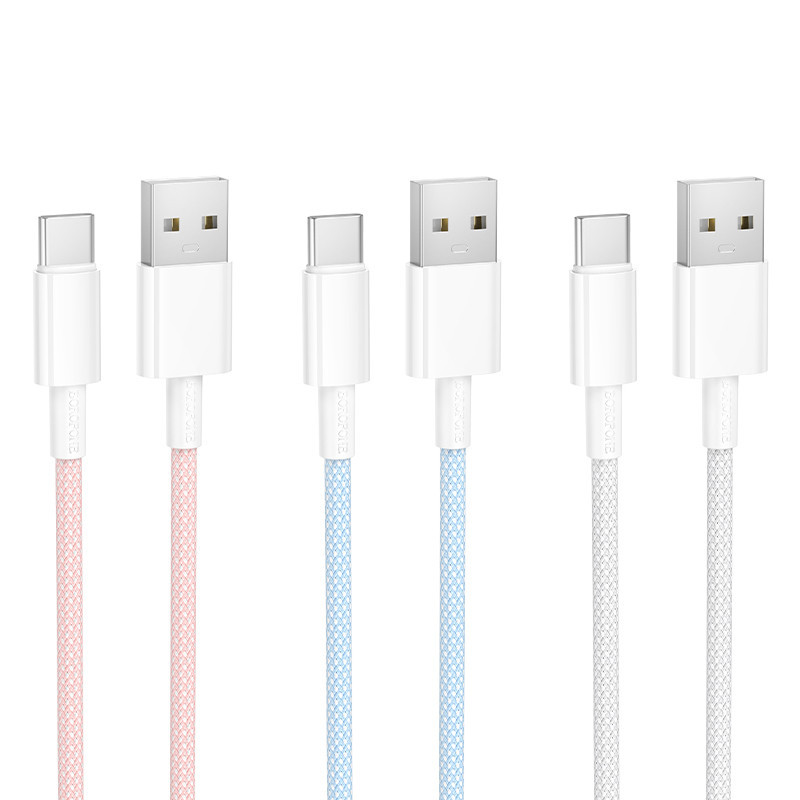 Дата кабель Borofone BX117 Source USB to Type-C 3A (1m)
