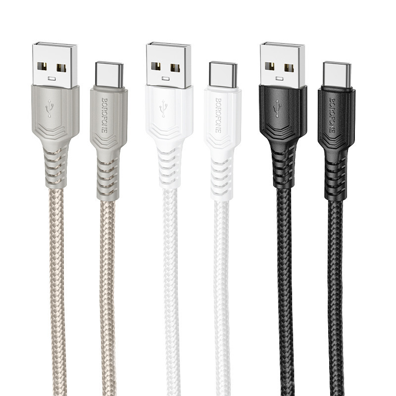 Дата кабель Borofone BX116 Certain USB to Type-C 3A (1m)