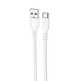 Дата кабель Borofone BX116 Certain USB to Type-C 3A (1m), фото 3