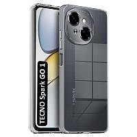 TPU чохол Epic Transparent 1,5mm Full Camera для TECNO Spark Go 1 (KL4)