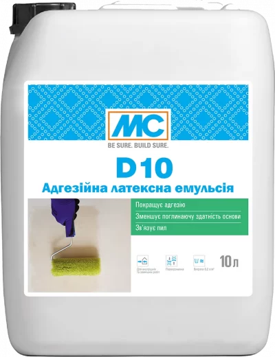 Адгезійна латексна емульсія MC-Bauchemie D10, 10 л, фото 1