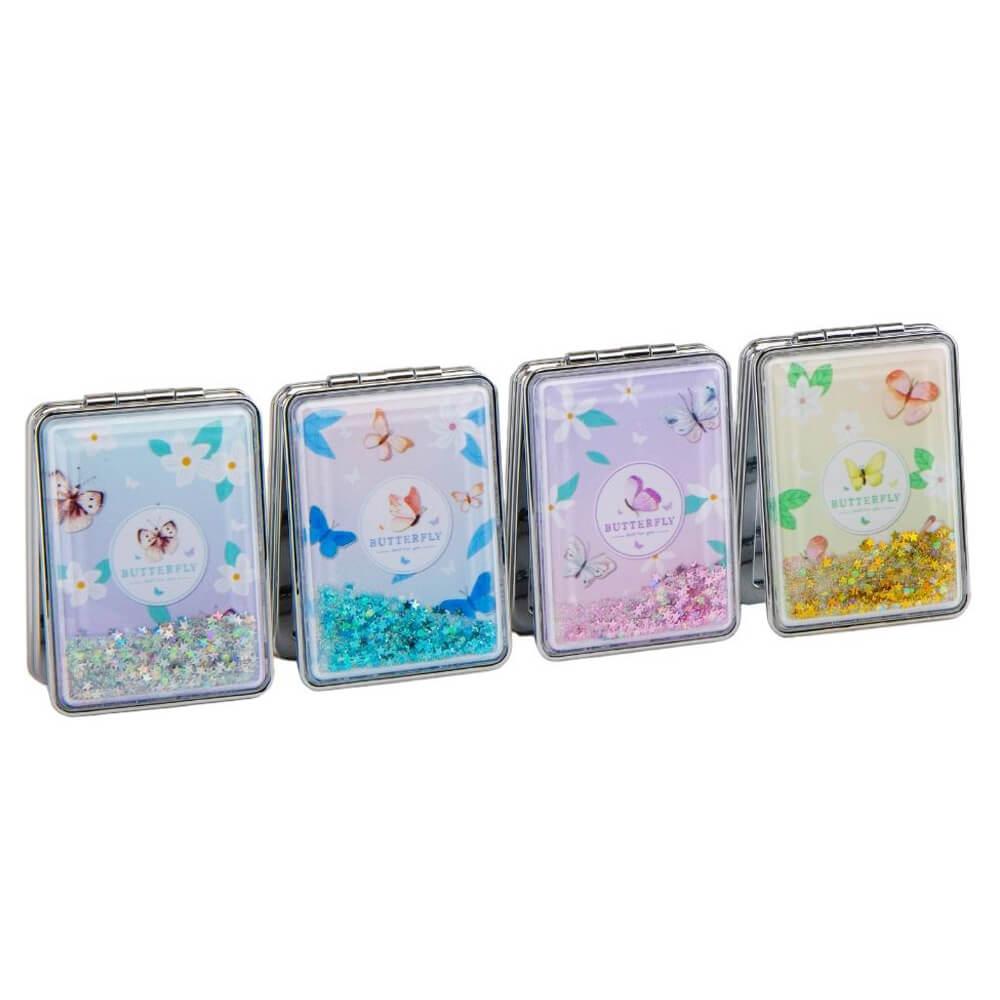 Косметичне дзеркальце "Крила Метелика", 8,1 см ELISEY, фото 1