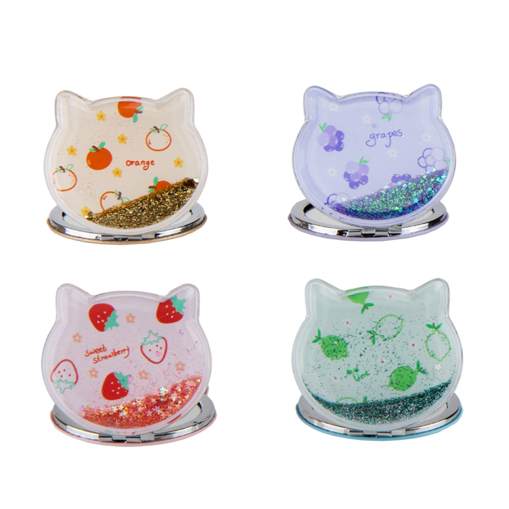 Косметичне дзеркальце "Glitter", 7,5 см ELISEY, фото 1