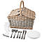 Кошик для пікніка "Прогулянка" на 2 особи, коричневий ELISEY, фото 4
