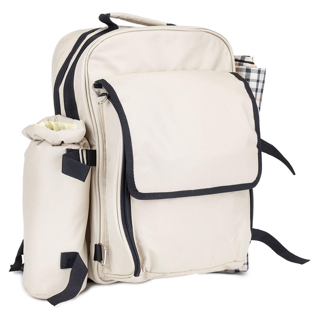 Рюкзак для пікніка "Тревел" на 2 особи, бежевий ELISEY, фото 1