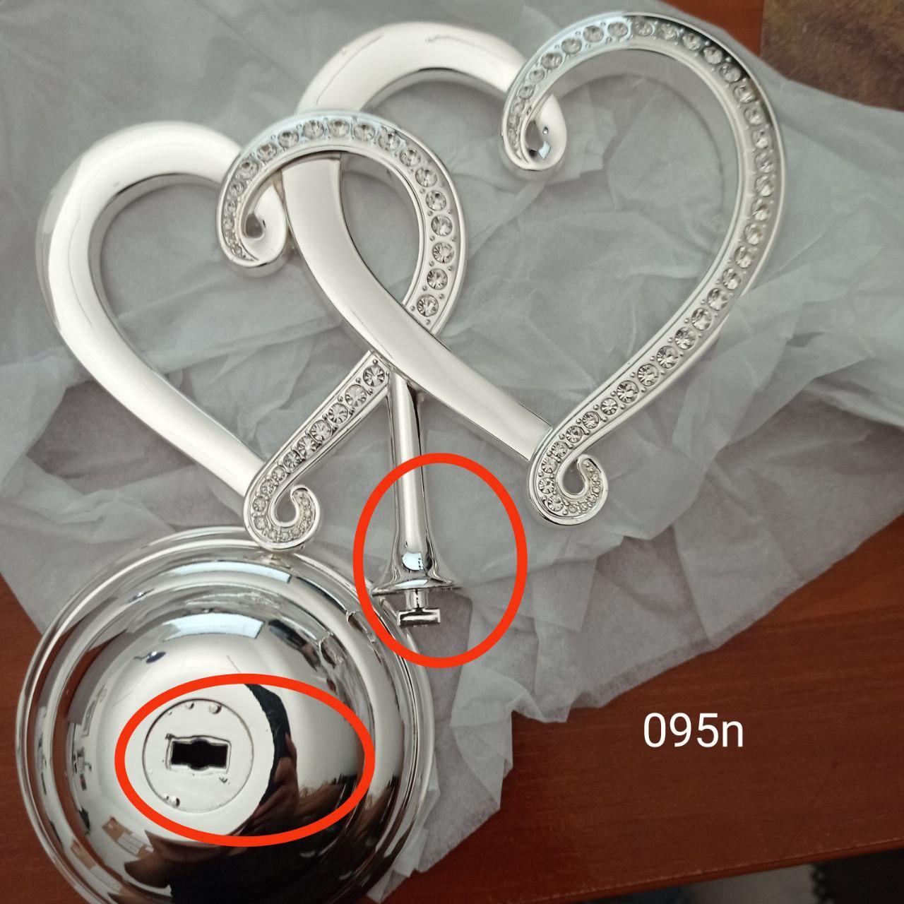 УЦІНКА Два сердця (16 см) (Потертості) ELISEY, фото 1