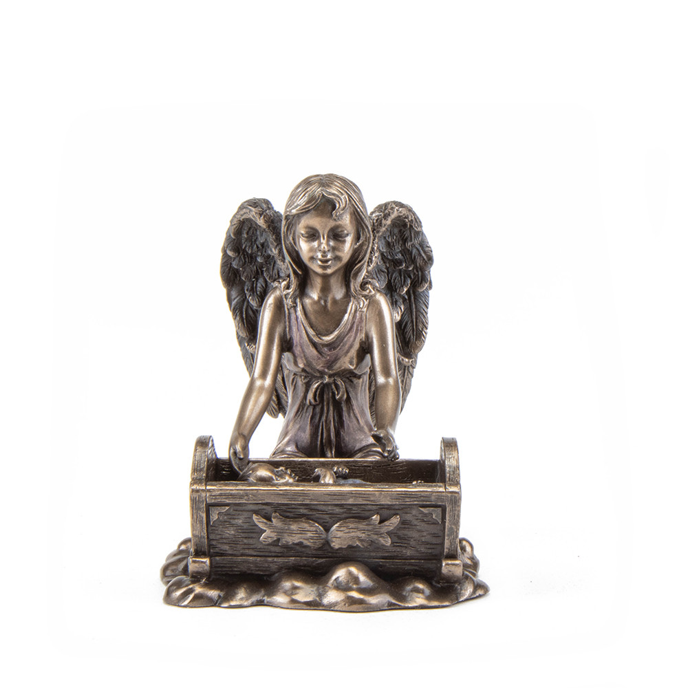 Статуетка "Янгол біля ліжечка" 10 см VERONESE, фото 1