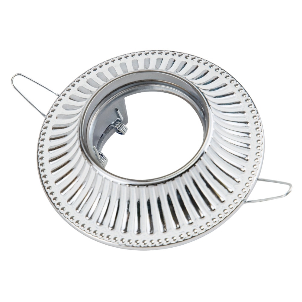 Світильник точковий декоративний "Бароко", срібний, 10 см ELISEY, фото 1