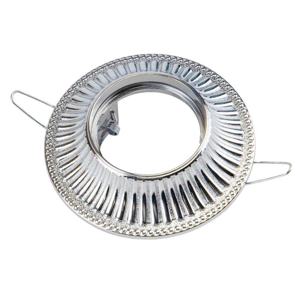 Світильник точковий декоративний "Бароко", срібний, 10 см ELISEY, фото 1