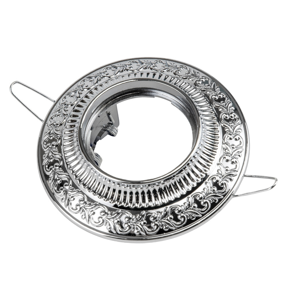 Світильник точковий декоративний "Бароко", срібний, 10 см ELISEY, фото 1