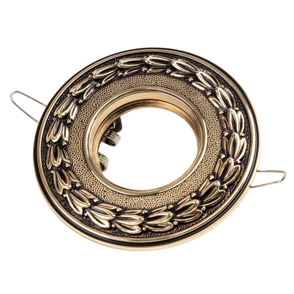 Світильник точковий декоративний "Бароко", бронзовий, 10 см ELISEY, фото 1