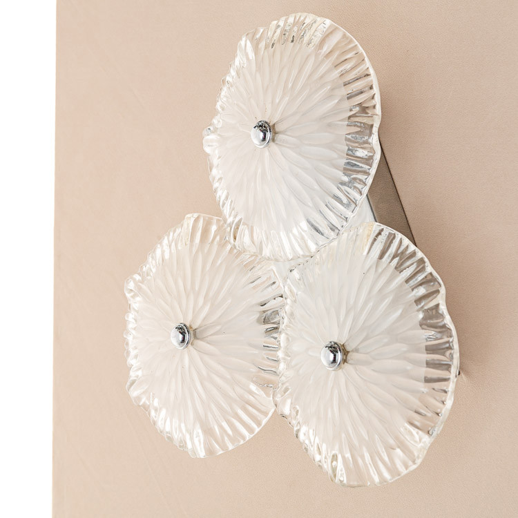 Бра настінне на 3 лампи зі скляними плафонами  ELISEY, фото 1