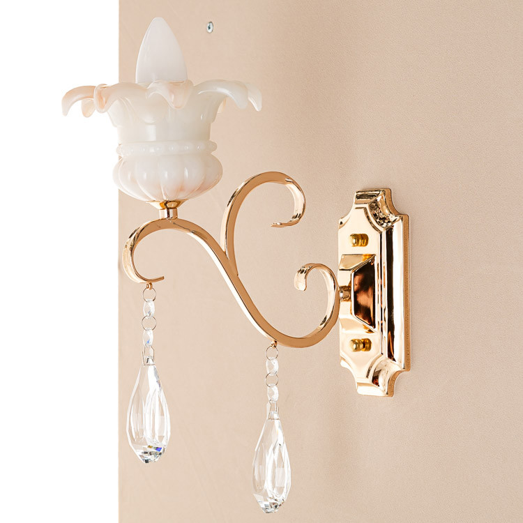 Бра золота у формі квітки з декоративним камінням  ELISEY, фото 1