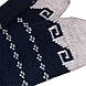В'язані зимові рукавички з орнаментом норвезьким, фото 3