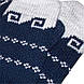 В'язані зимові рукавички з орнаментом норвезьким, фото 5