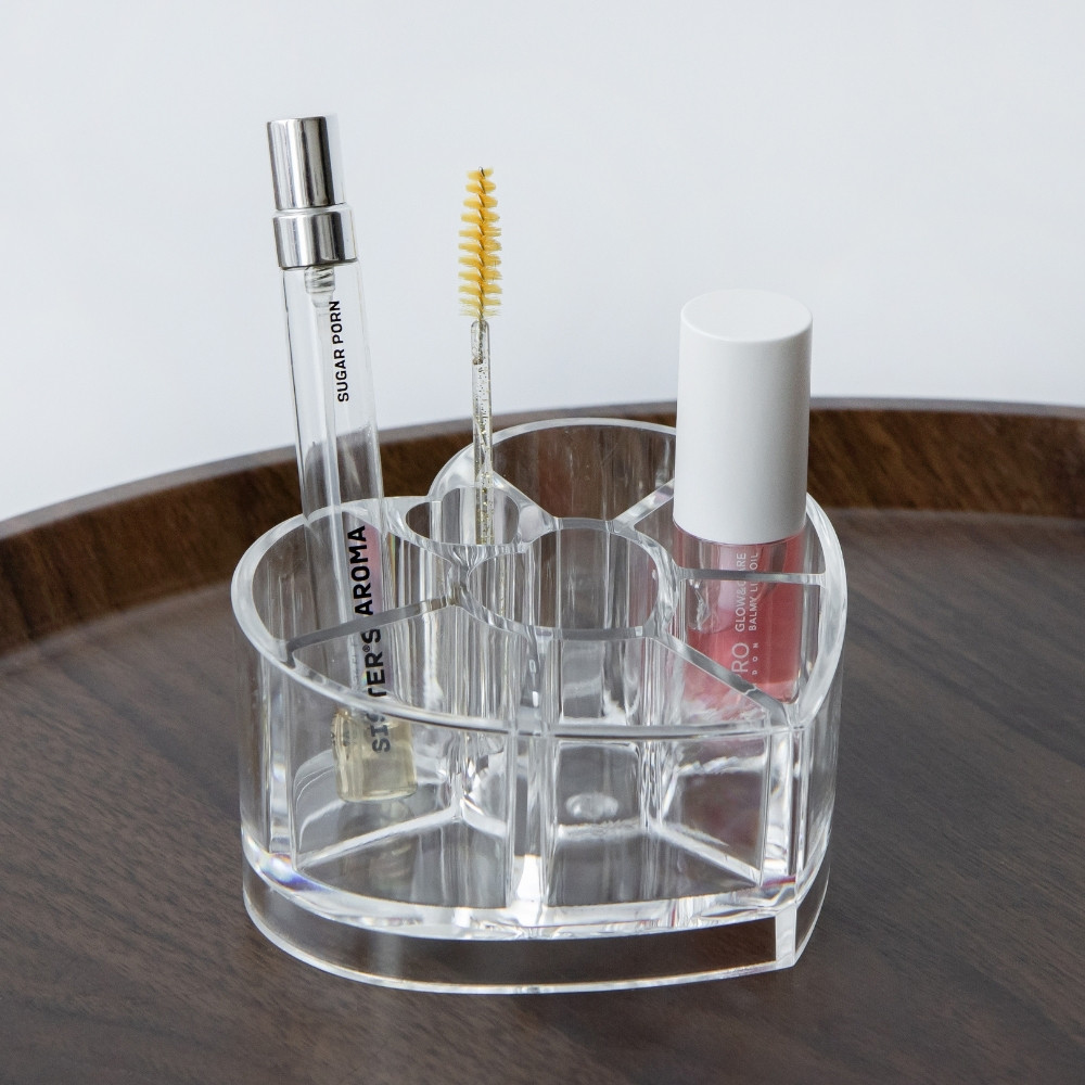 Органайзер для косметики "Серце", 10*11,5*5,5 см ELISEY, фото 1