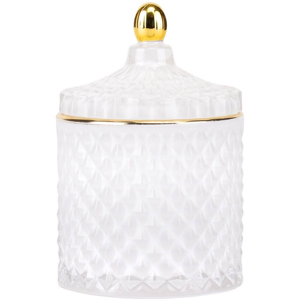 Ємність для зберігання "Спокуса", біла, 13,5 см ELISEY, фото 1