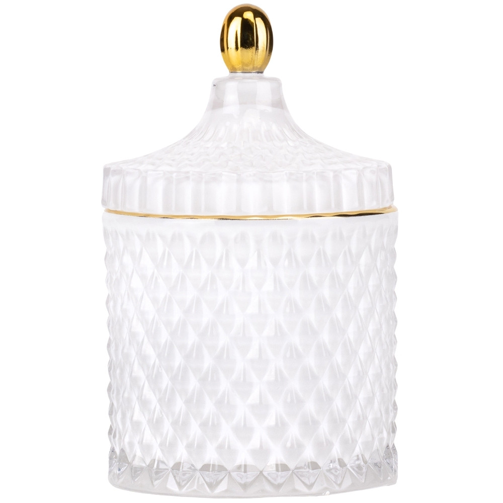 Ємність для зберігання "Спокуса", біла, 17,5 см ELISEY, фото 1