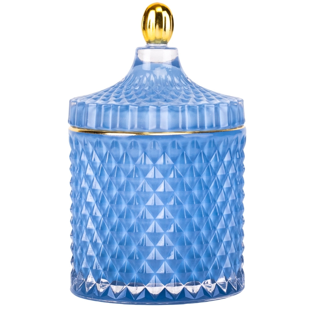 Ємність для зберігання "Спокуса", синя, 17,5 см ELISEY, фото 1