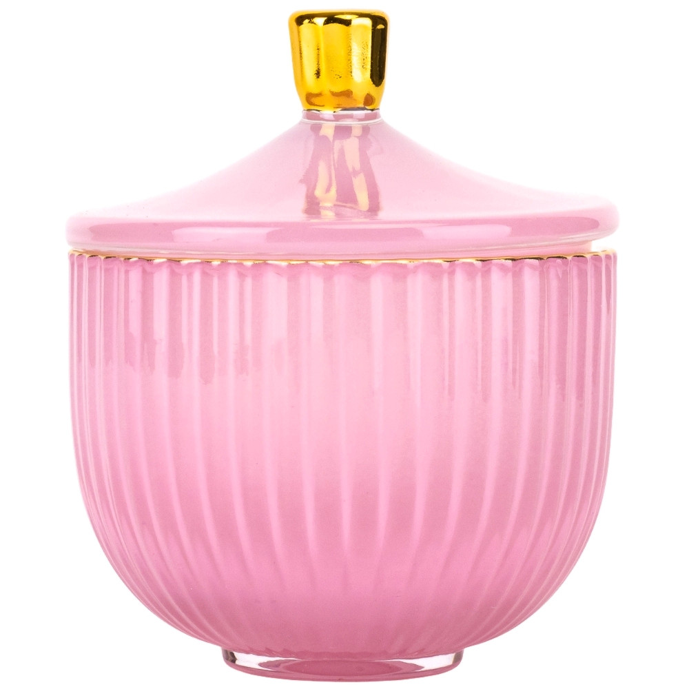 Ємність для зберігання "Коффа", рожева, 11 см ELISEY, фото 1
