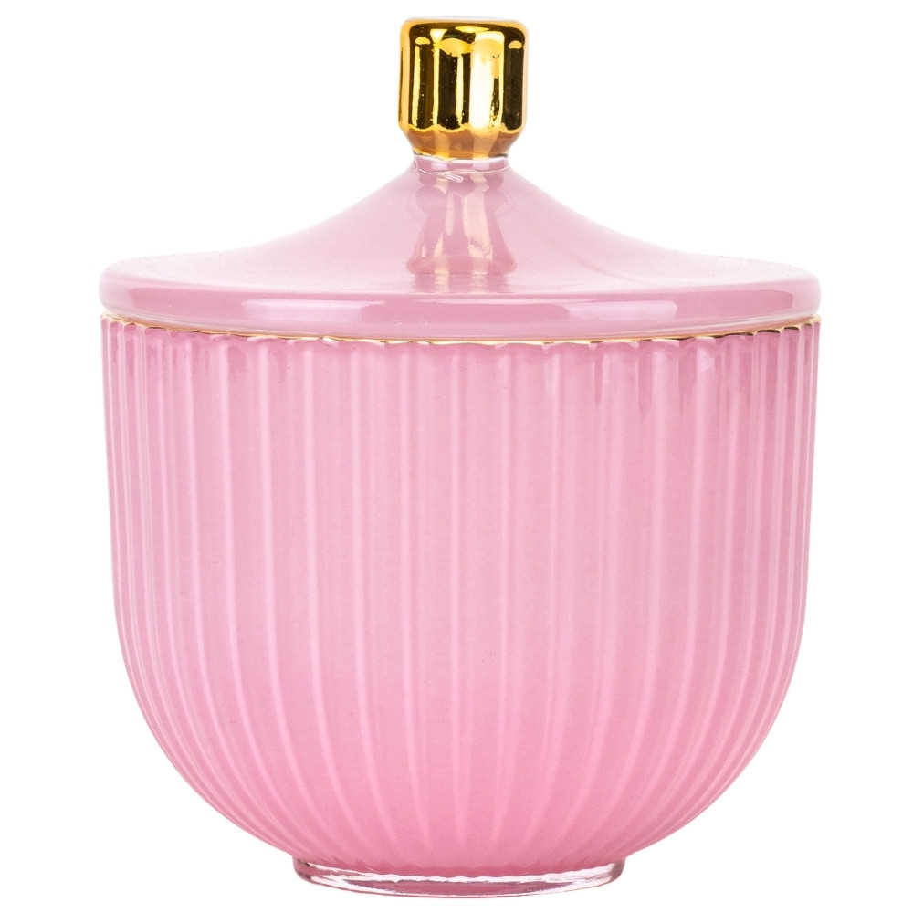 Ємність для зберігання "Коффа", рожева, 13 см ELISEY, фото 1