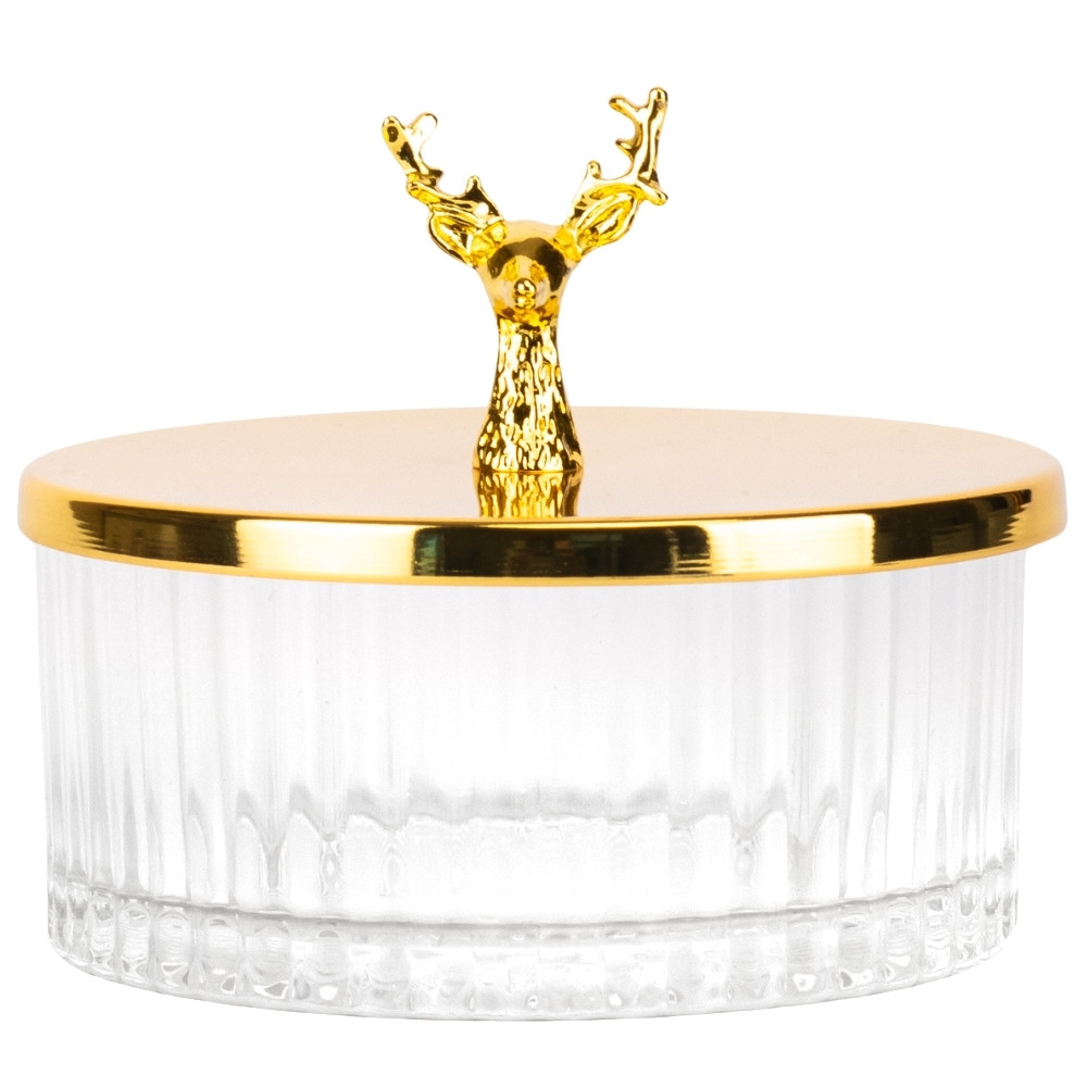 Ємність для зберігання "Золотий олень", 9 см ELISEY, фото 1