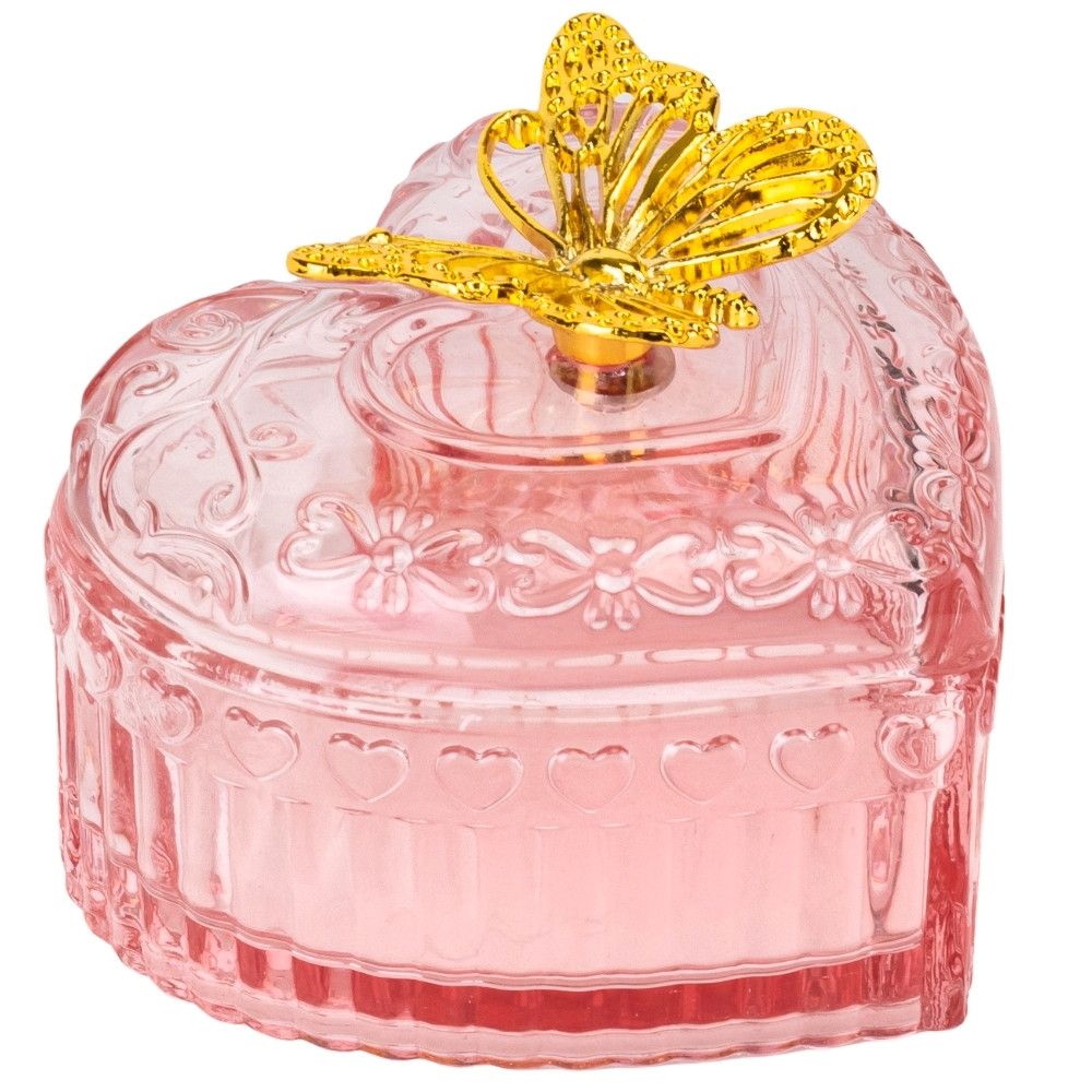 Ємність для зберігання "Романтична душа", рожева, 8,5 см ELISEY, фото 1