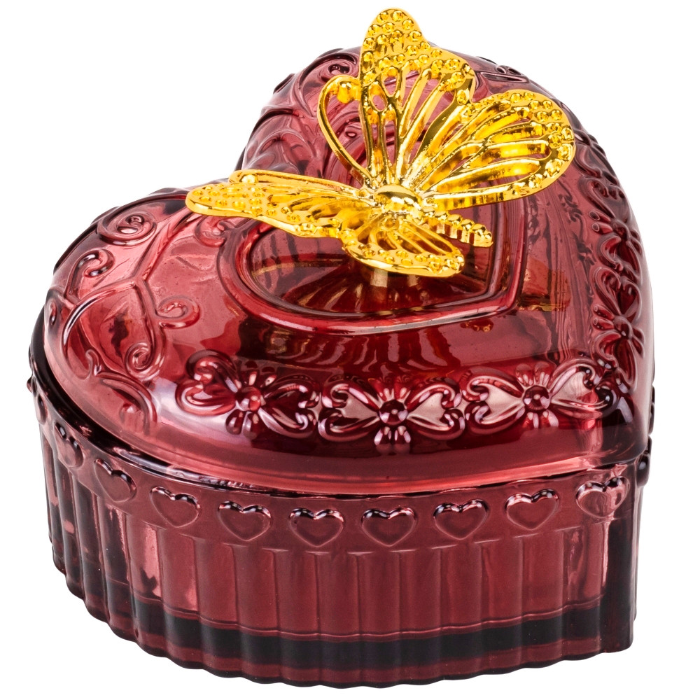 Ємність для зберігання "Романтична душа", бургунді, 8,5 см ELISEY, фото 1