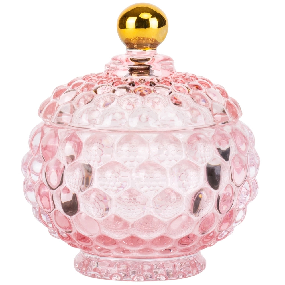 Ємність для зберігання "Фенікс", рожева, 12 см ELISEY, фото 1