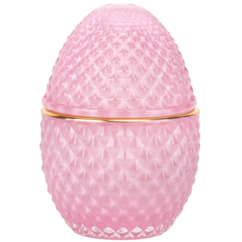 Ємність для зберігання "Фаберже", рожева, 12 см ELISEY, фото 1