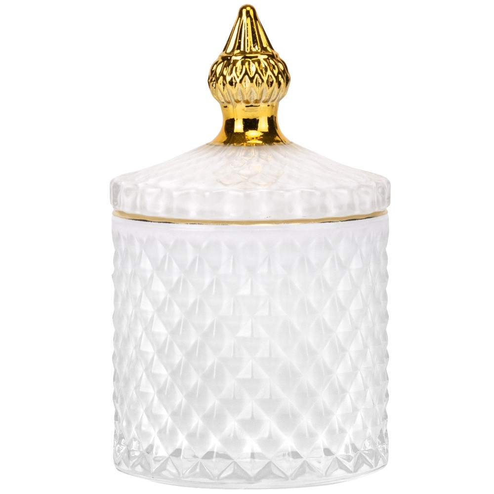 Ємність для зберігання "Фаріда", біла, 14 см ELISEY, фото 1