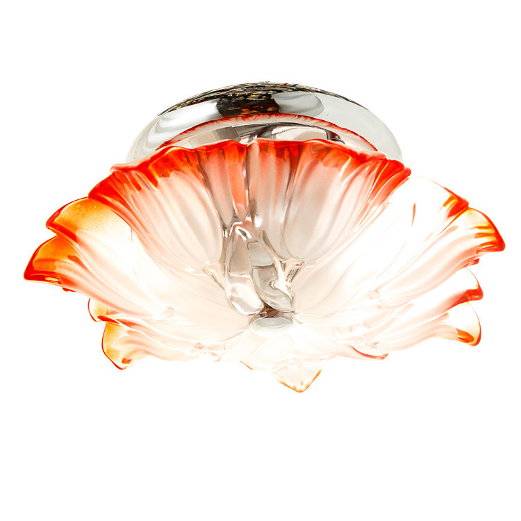 Люстра пристібна червоно-біла на 2 лампи ELISEY, фото 1