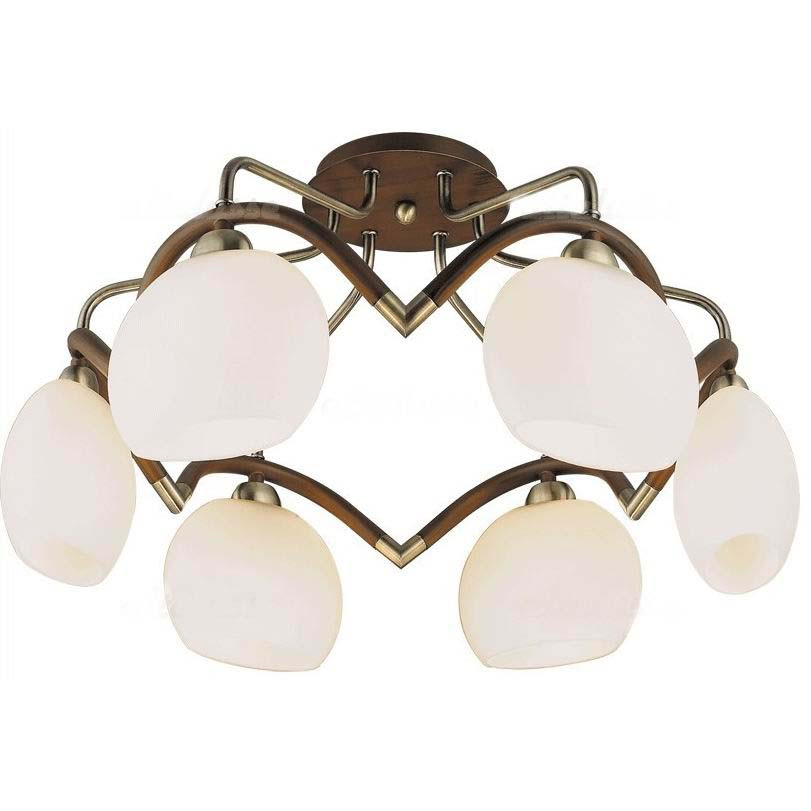 Стельова люстра на 6 білих ламп  ELISEY, фото 1