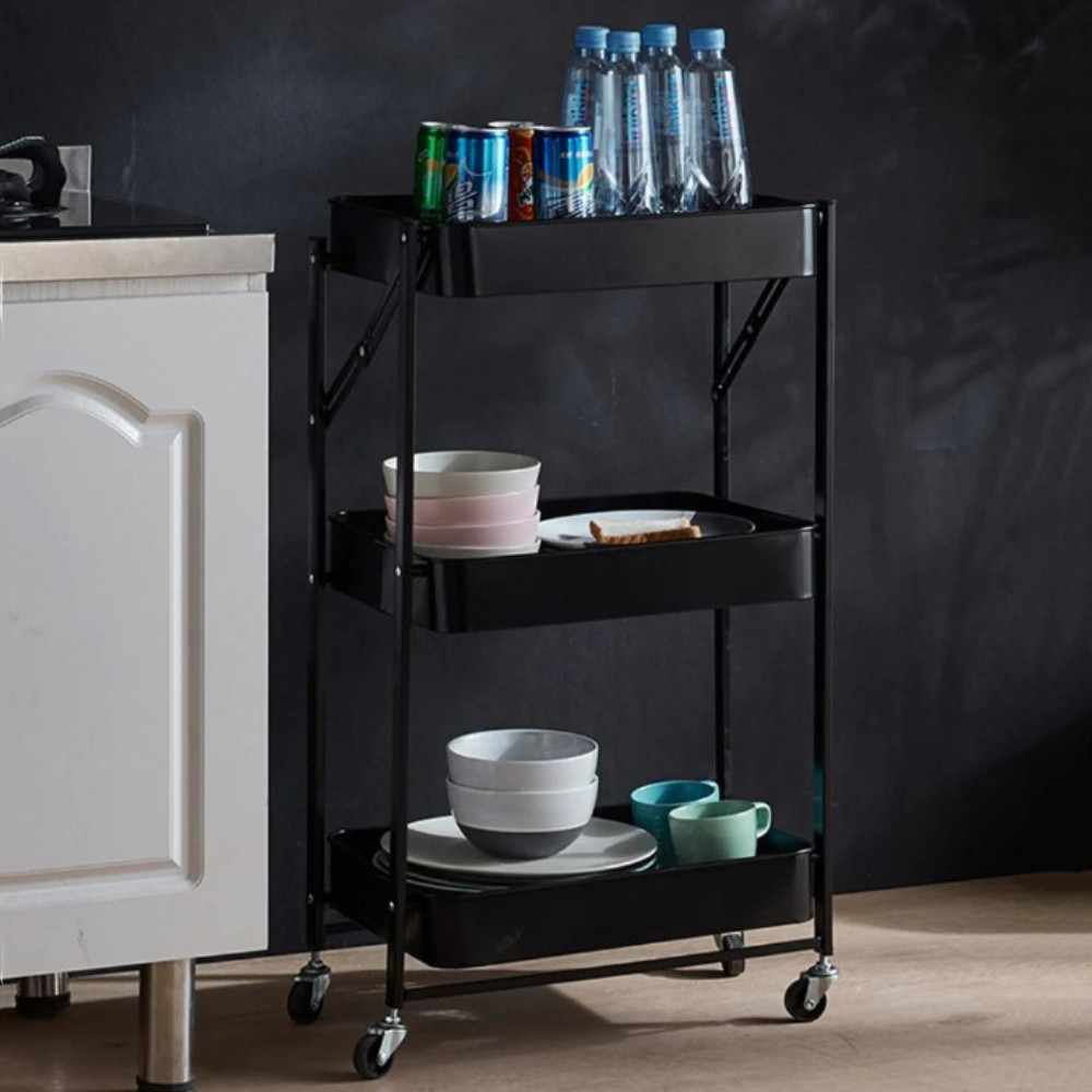 Етажерка металева "Простір", чорна ELISEY, фото 1