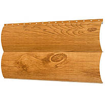 Металевий сайдинг під колоду (блок хаус) Золотий дуб 3D