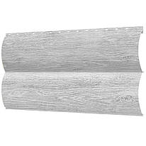 Металевий сайдинг під колоду (блок хаус) Білий дуб