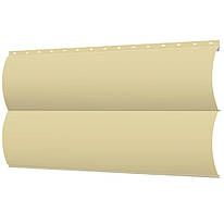 Металевий сайдинг під колоду (блок хаус) Ral 1015 поліестер (слонова кістка)