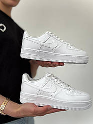 Кросівки білі стильні Nike Air Force Low White низькі спортивні
