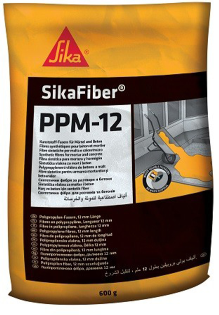 Фібра поліпропиленова для розчинів та бетону SikaFiber PPM-12, 0,6 кг, фото 1
