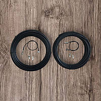 Коаксіальний кабель RG58 50 Ом 2 по 5 метрів + F-роз'єми + антенні перехідники TS9 (MIMO)